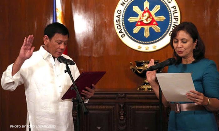 President Rodrigo Duterte endorses Vice Leni Robredo presidential