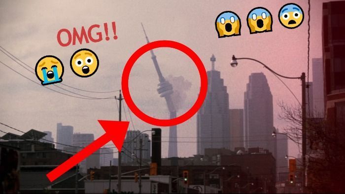 CN Tower von Meteor getroffen! VIDEOBEWEIS!