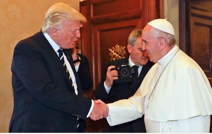 Papa Francisco apoia Donald Trump